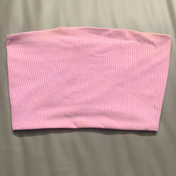 Purple Cropped Tube Top - Picture 1 of 1